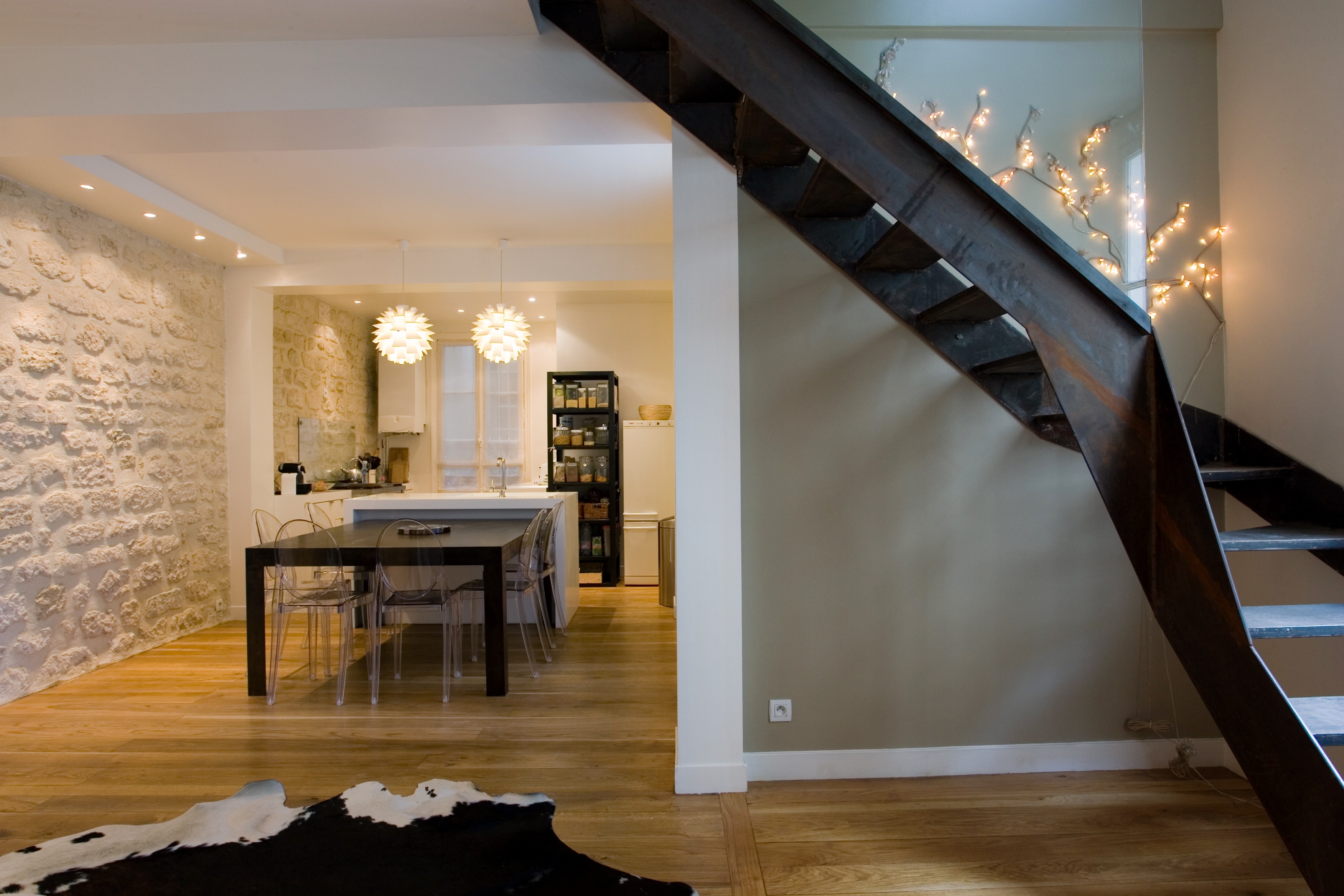 Maîtrise d’œuvre Rénovation complète d'un duplex à Paris, pièce après travaux
